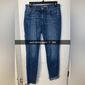 Joe's Jeans Blue Skinny Jeans